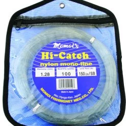 Momoi Hi-Catch Mono Leader Coil Smoke Blue 100yd