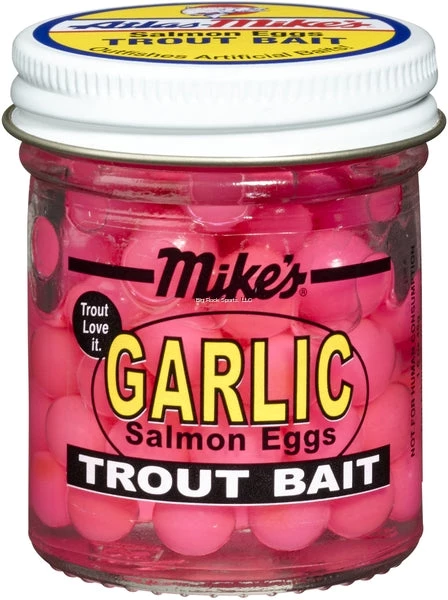 UNCLE MIKES Mike's Garlic Salmon Eggs Pink 1.1 Oz Jar 3 UNCLE MIKES Mike's Garlic Salmon Eggs Pink 1.1 Oz Jar