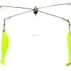 Blue Water Candy Umbrella With Shad Only Troll Lures, 6", 10.4 Oz, Chartreuse