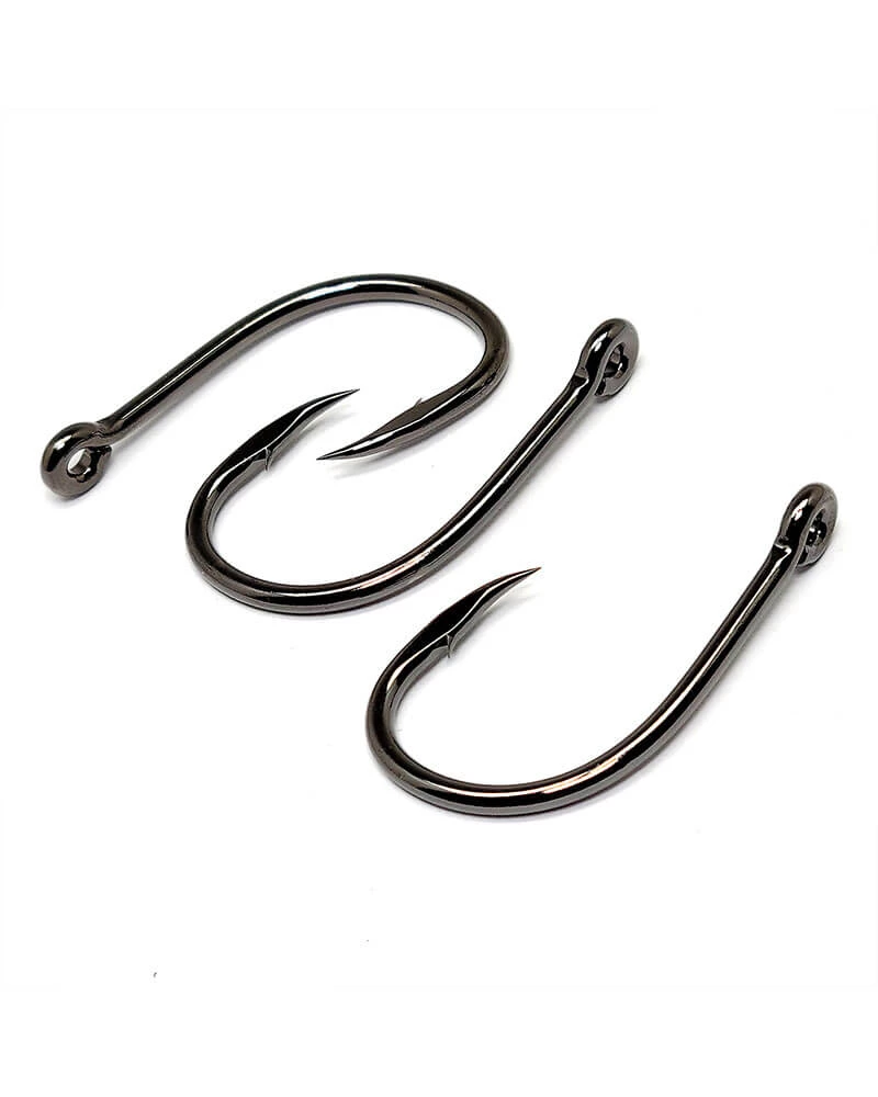 Gamakatsu Live Bait Hook, Needle Point, Ringed Eye NS Black 12 Gamakatsu Live Bait Hook, Needle Point, Ringed Eye NS Black