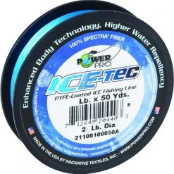 Power Pro Ice-Tec Coated Ice Fishing Line 5lb 50 Yd