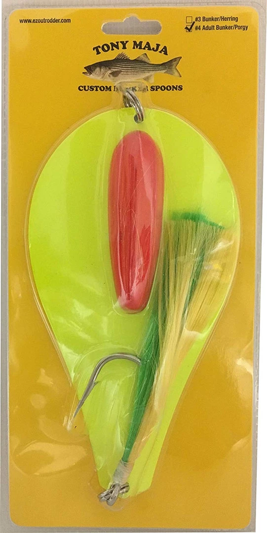 Lures Tony Maja Custom Bunker Spoons 3 Lures Tony Maja Custom Bunker Spoons