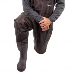 New Arrivals Frogg Toggs Men's Rana II PVC Cleated Chest Wader, Brown