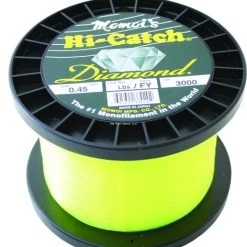New Arrivals Momoi Hi-Catch Diamond Mono Line Hi-Vis, 80oz, 3000yd, Yellow