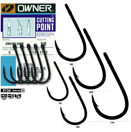 Owner Jobu Big Game Hooks 5134 10 Owner Jobu Big Game Hooks 5134