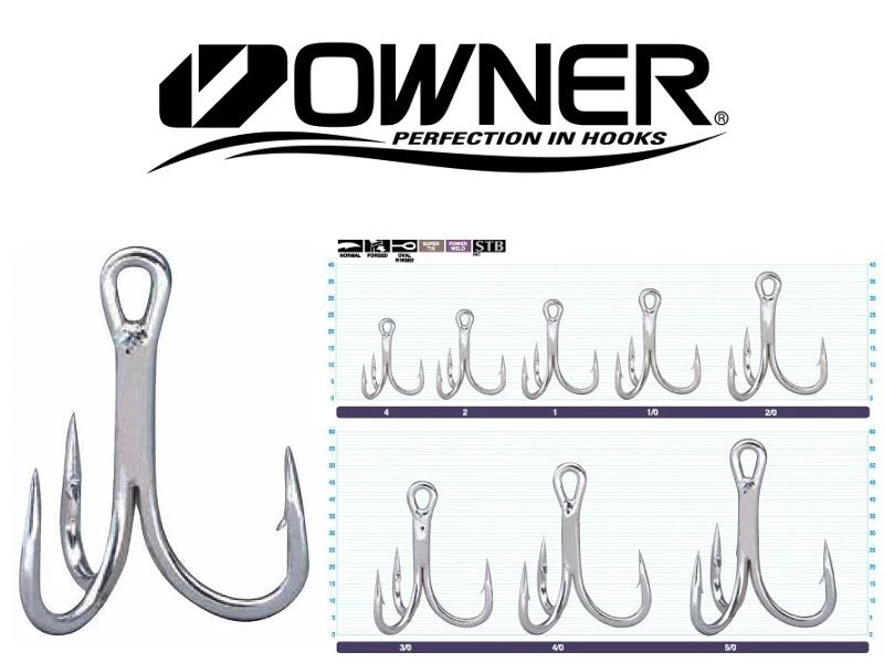 New Arrivals Owner ST66 Saltwater 4x Strong Treble Hooks 5 New Arrivals Owner ST66 Saltwater 4x Strong Treble Hooks