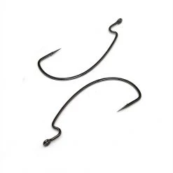 New Arrivals Gamakatsu Worm Hook, Size Needle Point, Offset Shank, Extra