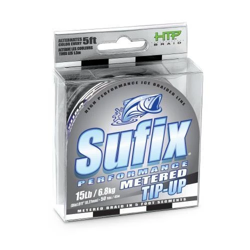 New Arrivals Sufix Performance Tip Up Braided Line 50yd Spools Black And Metered 8 New Arrivals Sufix Performance Tip Up Braided Line 50yd Spools Black And Metered