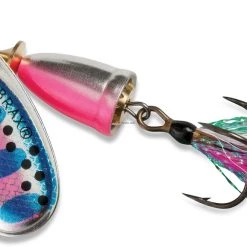 Blue Fox Classic Vibrax Foxtail Spinner, 2.88", 3/8 Oz, Rainbow Trout Lures