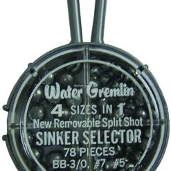 New Arrivals Water Gremlin Split-Shot Round Selector 78Pc