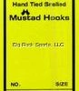 Fin Strike Blackfish (Tautog) Snelled Virginia Hook, Size 4, Blue, 6 Per Pack New Arrivals