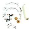 Outrigger & Downrigger Tigress Economy Outrigger Single Rigging Kit, Up To 15', White Nylon Braid