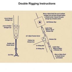 Tigress Ultimate Outrigger Double Rigging Kit, Up To 22', 400 Outrigger & Downrigger