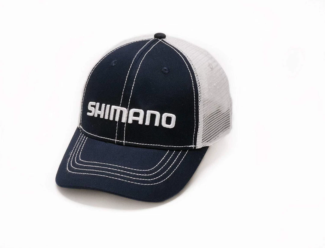 Shimano AHATSMOTCNV Smokey Trucker Cap Hat Navy New Arrivals 3 Shimano AHATSMOTCNV Smokey Trucker Cap Hat Navy New Arrivals