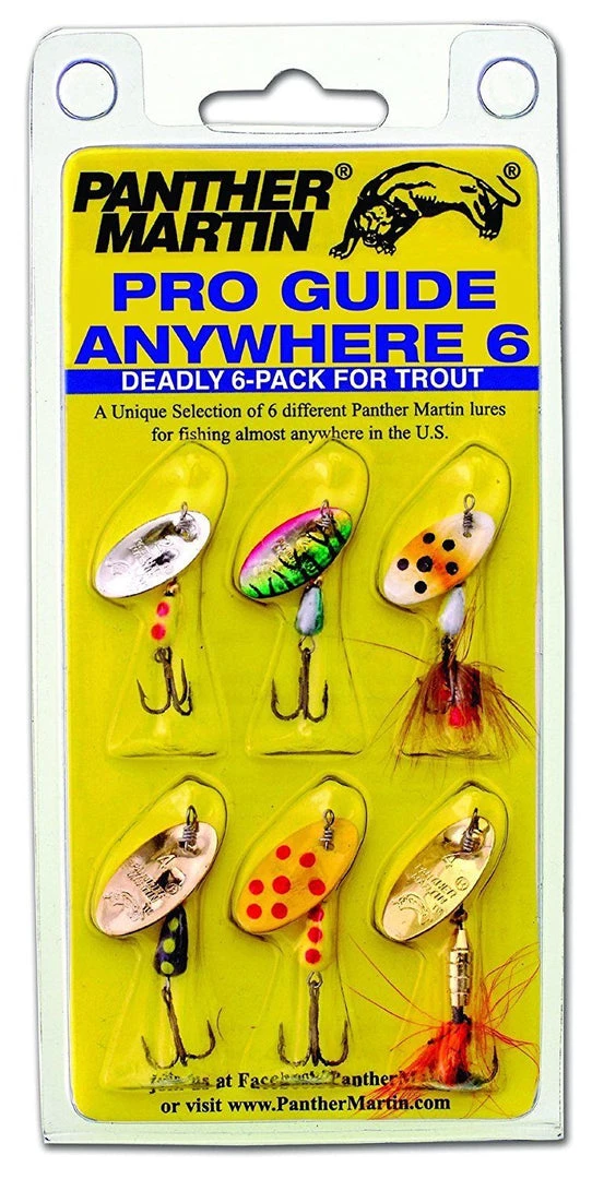 Panther Martin Best Of The Best Kit. AW6 Anywhere Pro Guide Trout Spinner Lures 3 Panther Martin Best Of The Best Kit. AW6 Anywhere Pro Guide Trout Spinner Lures