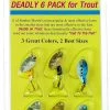 Lures Panther Martin BE6 Best Of The East Spinner Kit, #1/#2, Assorted, 6/Pack