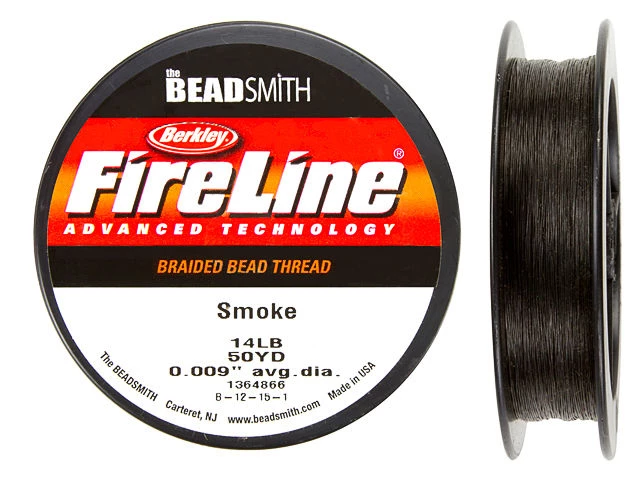 Braided & Super Lines Beadsmith Berkley Fireline Smoke 14lb 14 50yd 50 Yd Beading Thread Braided Line 3 Braided & Super Lines Beadsmith Berkley Fireline Smoke 14lb 14 50yd 50 Yd Beading Thread Braided Line
