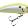 Bagley Balsa Shad 07 Lure Silver Fluorescent Chartreuse 2 3/4" 1/2oz BS07-SFC 2 Bagley Balsa Shad 07 Lure Silver Fluorescent Chartreuse 2 3/4" 1/2oz BS07-SFC