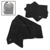 New Arrivals Calcutta Bait Towel 3 Pack, Black, 16"x15", W/ Mesh Bag