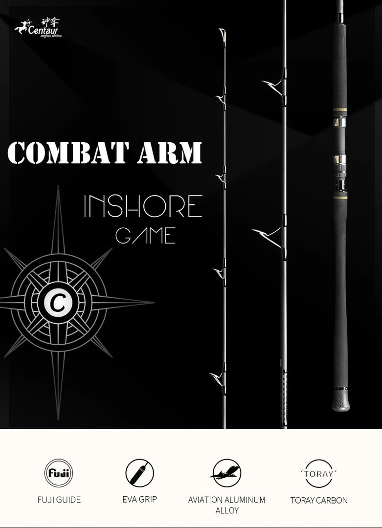 New Arrivals Centaur Combat Arm Shore Popping Rods 3 New Arrivals Centaur Combat Arm Shore Popping Rods