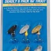 Panther Martin 6 Pack Trout Spinner Kit, CT6 Lures