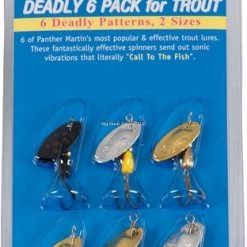 Panther Martin 6 Pack Trout Spinner Kit, CT6 Lures