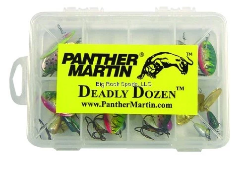 Panther Martin Best Of The Best Kit.Deadly Dozen 12 Trout Spinner Lures 3 Panther Martin Best Of The Best Kit.Deadly Dozen 12 Trout Spinner Lures
