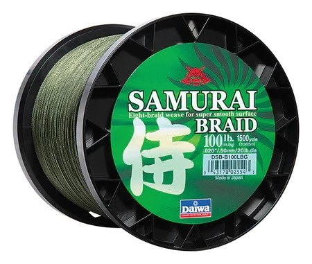 Daiwa Samurai Braided Line Green 5 Daiwa Samurai Braided Line Green
