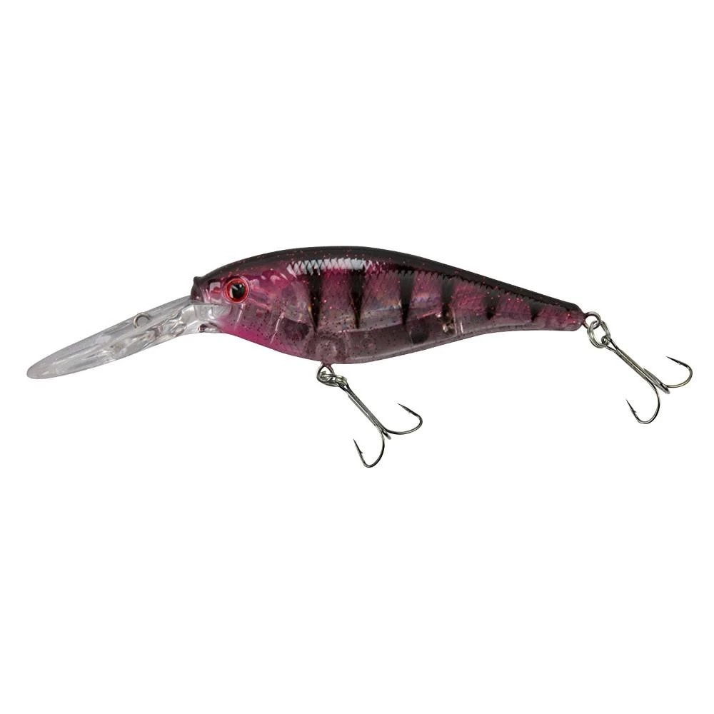 Berkley Flicker Pro Shad Flashy Red Perch Lure 2" 3/16oz Crankbait FFSH5M-FLRP Lures 3 Berkley Flicker Pro Shad Flashy Red Perch Lure 2" 3/16oz Crankbait FFSH5M-FLRP Lures