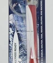 New Arrivals Fish Razr 6.5" Chrome Flat Red/White Rigged Bally