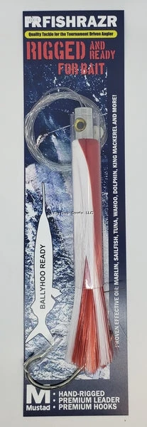 New Arrivals Fish Razr 6.5" Chrome Flat Red/White Rigged Bally 3 New Arrivals Fish Razr 6.5" Chrome Flat Red/White Rigged Bally