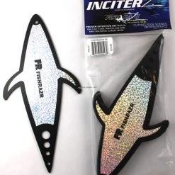 Fish Razr InciterZ Dredge Flash Black/Silver 6 Pack, 32", 4 Oz Lures