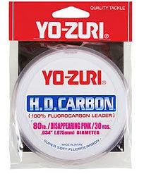 Yo-Zuri Pink 100% Fluorocarbon Leader Line New Arrivals 38 Yo-Zuri Pink 100% Fluorocarbon Leader Line New Arrivals