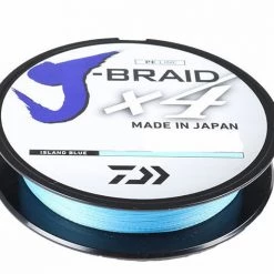 Daiwa J Braid 4 Weave Braided Line 150-300yd Blue/Green 3000yd Yellow