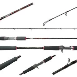 Jigging World Black Widow Casting Rods