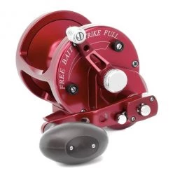 AVET JX 6/3 Lever Drag MC Conventional 2 Speed Reel RED