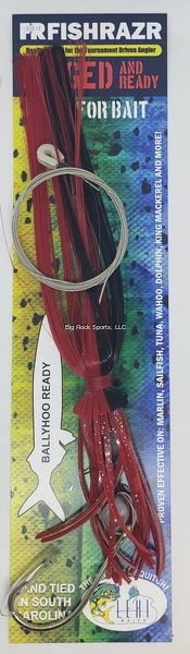 Fish Razr Rigged For Bally Squitch Red/Black 3 Fish Razr Rigged For Bally Squitch Red/Black