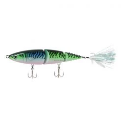 Fish Lab Hard Mack Attack 3 Pc. 9" Swimbait, 2 Treble Whacky Mackerel Lures