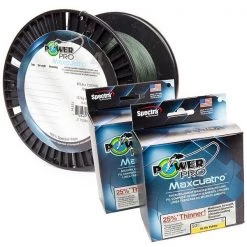 New Arrivals Power Pro Maxcuatro Braided Line (Moss Green/Hi Vis Yellow)