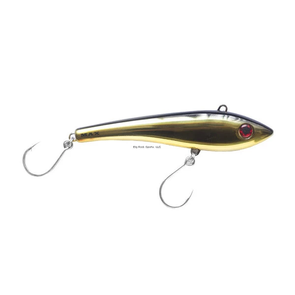 Halco Max 220 #H51 Fishing Lure, 8 2/3", 6 1/3oz, Chrome Gold Black Back Lures 3 Halco Max 220 #H51 Fishing Lure, 8 2/3", 6 1/3oz, Chrome Gold Black Back Lures
