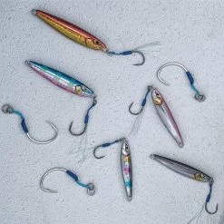 Mustad Octopus Live Jig W/ Assist Hooks Sand S-2oz 8 Mustad Octopus Live Jig W/ Assist Hooks Sand S-2oz