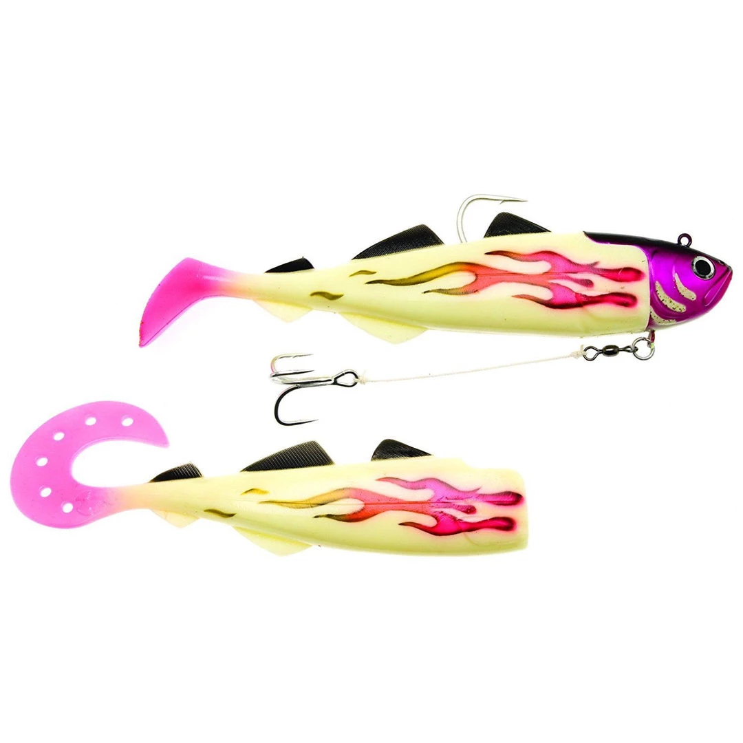 Lures Westin MM26704 Curly Tail Heavy Crazy Daisy Swimbait Cod Halibut 14oz Jig Lure 3 Lures Westin MM26704 Curly Tail Heavy Crazy Daisy Swimbait Cod Halibut 14oz Jig Lure