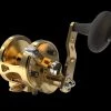 Avet MXJ 5.8 G2(NGP) RH-GD MXJ 5.8 G2 Lever Drag, 2-3/4 Dia, Single Speed Reel, Gold