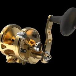 Avet MXJ 5.8 G2(NGP) RH-GD MXJ 5.8 G2 Lever Drag, 2-3/4 Dia, Single Speed Reel, Gold
