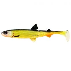 Westin HypoTeez Soft Jointed Paddle Tail Swimbait, 3 1/2" Official Roach 6-pack