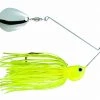 Strike King Potbelly Spinner Bait (Chartreuse, 3/8oz) Colorado Blades Lure