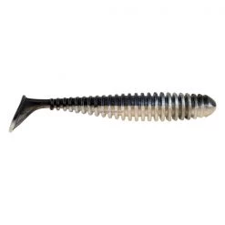 Berkley PowerBait Power Swimmer 3.3" Ripple Body, 8 Ct. Black Shad Lures