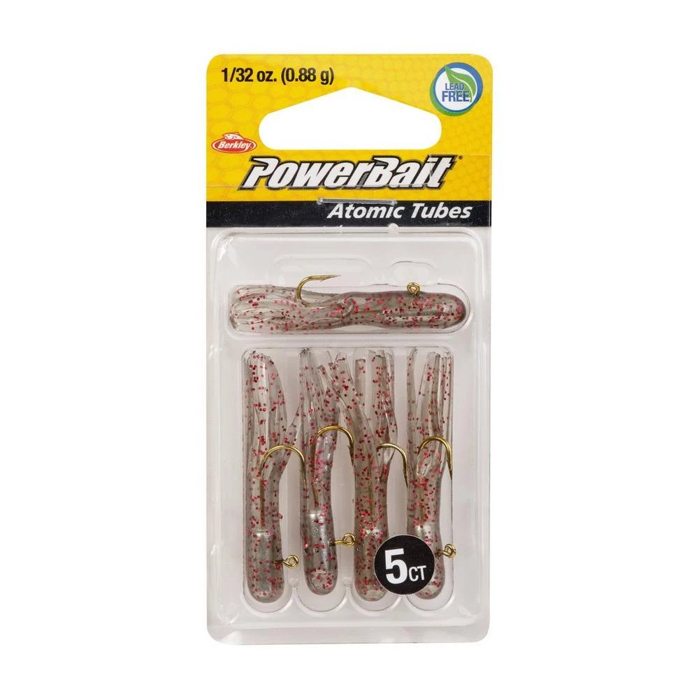Berkley PowerBait Pre-Rigged Atomic Tubes 20 Berkley PowerBait Pre-Rigged Atomic Tubes