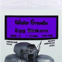Water Gremlin Egg Sinker 12 Water Gremlin Egg Sinker