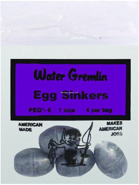 Water Gremlin Egg Sinker 3 Water Gremlin Egg Sinker